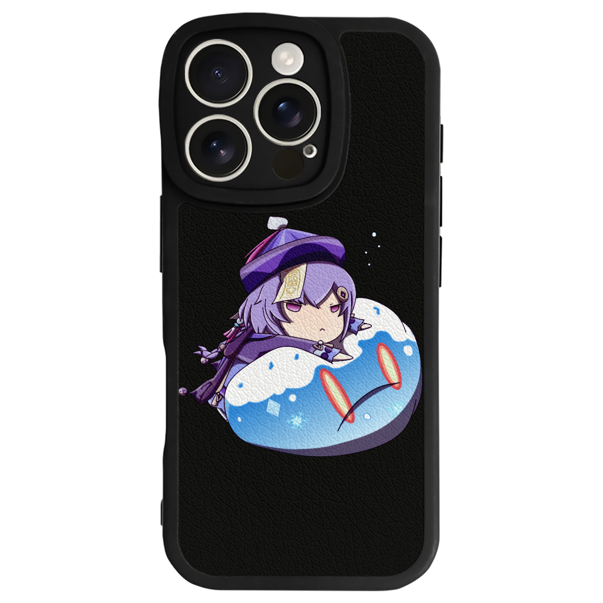 げんし神 七七 なな  genshin Nana 【iPhone 16シリーズ対応】シリコンスマホケース（レザー調） 材質：シリコン